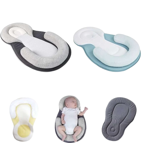 Newborn Baby Head Shape Pillow Portable And Comfortable Mattress